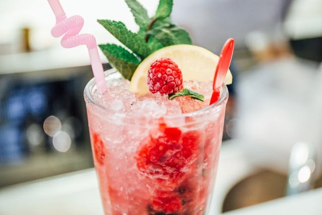 Berry Mint Sparkler Homemade Soft Drinks